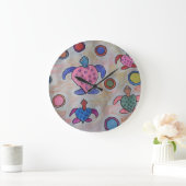 Horloge des tortues et des cercles (Maison)