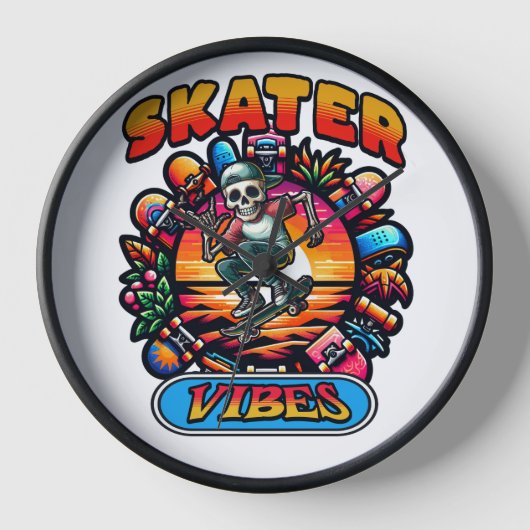 HORLOGE DES VIBES DE SKATER ! (Recto)