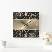 Horloge des vols Black et Gold (Maison)