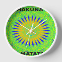 Design Motif africain en vert et en or