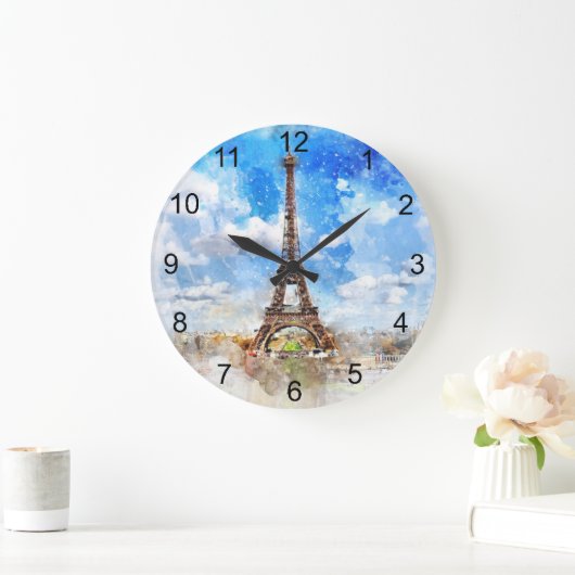 Horloge Design Tour Eiffel Paris (Maison)