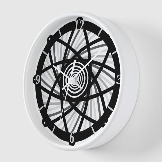 Horloge Dessin De La Ligne De Tempête (Angle)