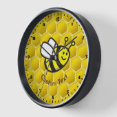 Horloge Dessin sur les abeilles (Angle)