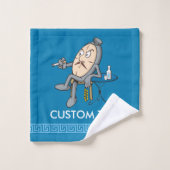 Horloge détendue (Gant de toilette)