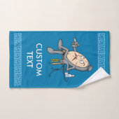 Horloge détendue (Serviette à main)