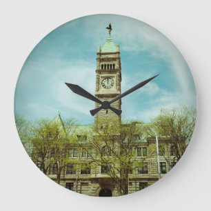 HORLOGE D'HÔTEL DE VILLE LOWELL LE MASSACHUSETTS