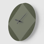 Horloge diamant vert Moss Deux Tons (Angle)
