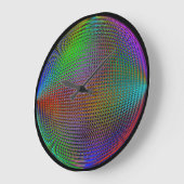 Horloge d'illusion de l'orbe de couleur (Angle)