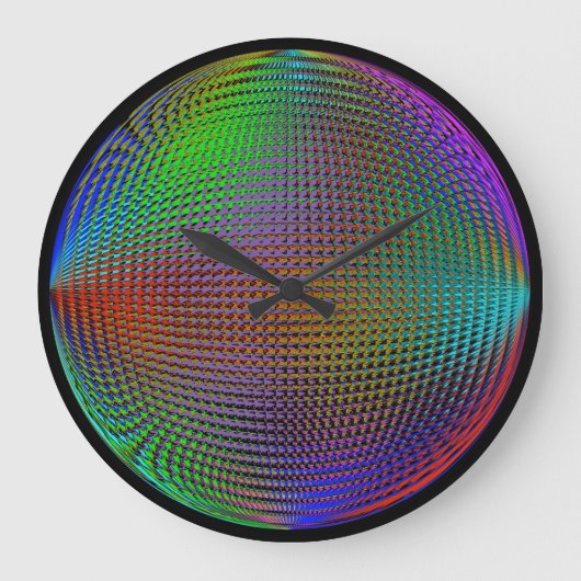 Horloge d'illusion de l'orbe de couleur (Recto)