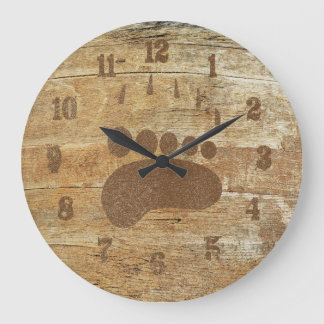 Horloge d'impression grizzli