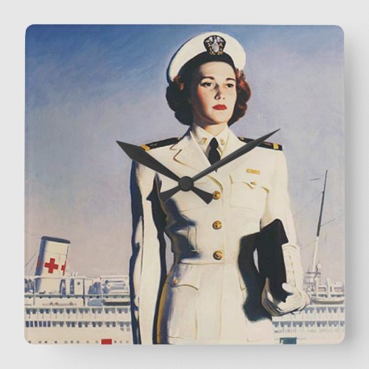 Horloge d'infirmière de marine du cru WW II (Recto)