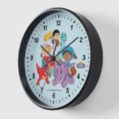 Horloge Dino Ranch Yee Haw ! (Angle)