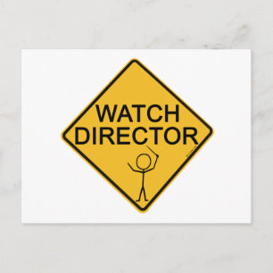 Horloge directeur briefkaart