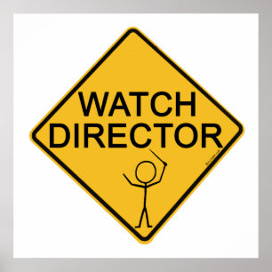 Horloge directeur poster