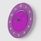 Horloge - Disque 3d violet (Angle)