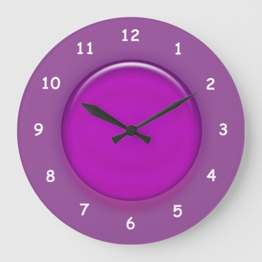 Horloge - Disque 3d violet (Recto)