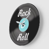 Horloge disque Rock & Roll (Angle)