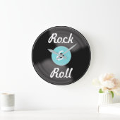 Horloge disque Rock & Roll (Maison)
