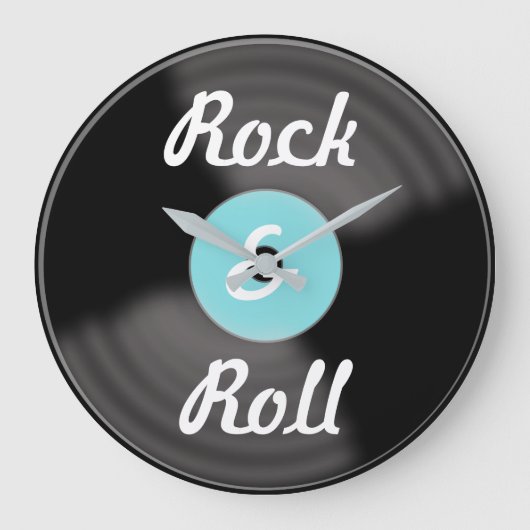 Horloge disque Rock & Roll (Recto)