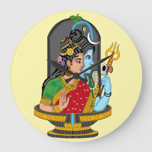 Horloge divine Shiva Parvati (Recto)