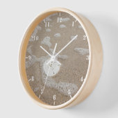 Horloge Dollar de sable sur la plage tropicale (Angle)