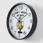 Horloge Don't Worry Bee Happy (Angle)