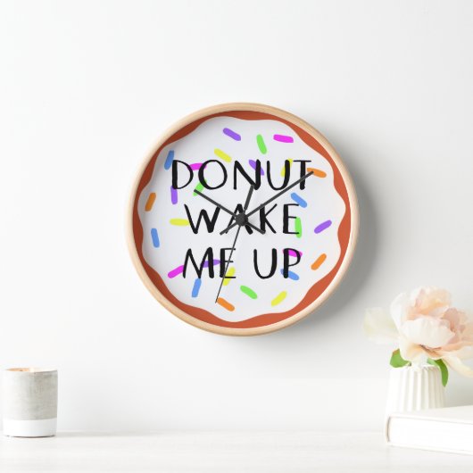 Horloge Donut sucré (Maison)