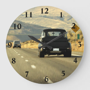 Horloge d'or de route