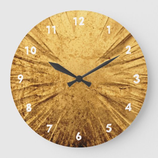 Horloge dorée craquée (Recto)