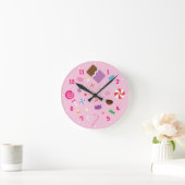 Horloge douce de décor de pièce de filles de (Maison)