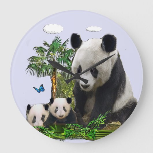 Horloge d'ours panda (Recto)