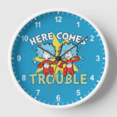 Horloge Dr. Seuss | Chose Un Chose Deux Les Ennuis Arriven (Recto)