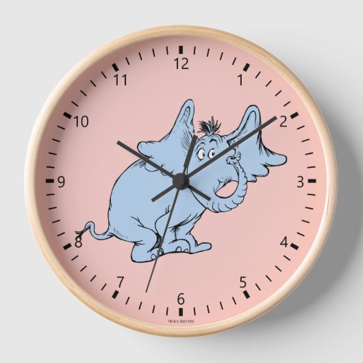 Horloge Dr Seuss | Horton côté (Recto)