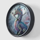 Horloge Dragon Arc En Ciel Dans L'Art De L'Imaginaire De N (Angle)