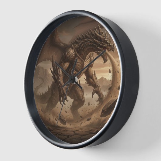 Horloge Dragon Clock (Angle)