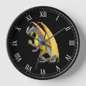 Horloge Dragon de respiration incendie (Recto)