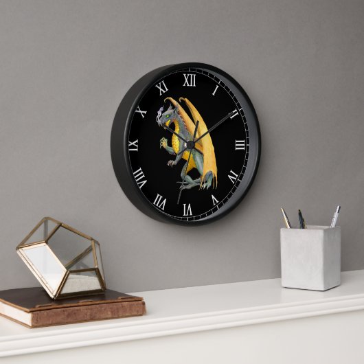 Horloge Dragon de respiration incendie (Bureau)