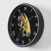 Horloge Dragon de respiration incendie (Angle)