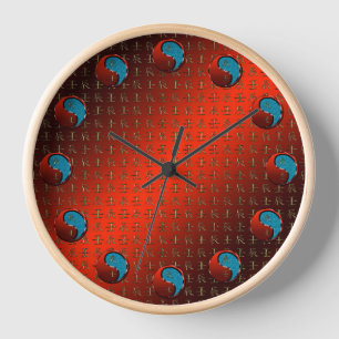 Horloge Dragon d'eau