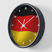 HORLOGE DRAPEAU ALLEMAND (Angle)