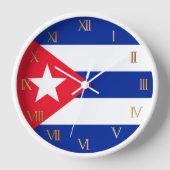 Horloge Drapeau Cuba (Recto)