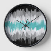 Horloge Drapeau de fierté Libramasculin Bohème Funky Ondul (Recto)