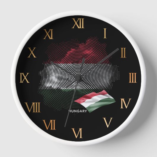 Horloge Drapeau de la Hongrie (Recto)
