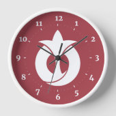 Horloge Drapeau de la préfecture d'Aichi, Japon (Recto)