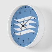 Horloge Drapeau de la préfecture de Hyogo, Japon (Angle)