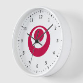 Horloge Drapeau de la préfecture d'Okinawa, Japon (Angle)