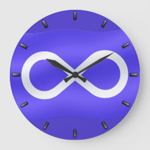 Horloge drapeau de la Première nation Metis Horlog