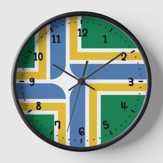 Horloge Drapeau de Portland, Oregon (Recto)