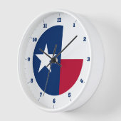 HORLOGE DRAPEAU D'ÉTAT TEXAS (Angle)