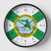 Horloge Drapeau d'Hollywood, Floride (Recto)